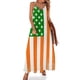 thumbnail image 1 of Vestido sin mangas con bandera estadounidense irlandesa, vestidos de manga larga, monos de verano para mujer, vestidos de verano para mujer , ropa para mujer, 1 of 7