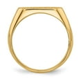 thumbnail image 2 of 14k 12.5x6.0mm Oval Open Back Signet Ring RS423, 2 of 6