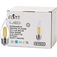 thumbnail image 4 of FLSNT 60 Watts Equivalent LED Chandelier Light Bulbs, Dimmable 4.5W CA11 LED Edison Bulbs, E26 Medium Base, 2700K Soft White, 450LM,12 Pack, 4 of 7