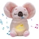 thumbnail image 1 of (Orejas en Movimiento) Koala Que Respira Calmante Bebé Recién Nacido Muñeca Calmante Con Y para Calmar La Muñeca Musical para Dormir (Rosa), 1 of 9