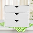 thumbnail image 4 of SEWCHICS Desktop Organizer Tidy Desktop Drawers White PS 1Set for Classroom, 4 of 8
