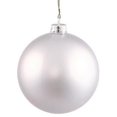 thumbnail image 2 of Vickerman Boule de Noël Mate Argentée 10 Pouces, 2 of 2