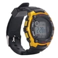 thumbnail image 2 of Reloj deportivo electrónico luminoso resistente al agua correa de goma pantalla grande reloj deportivo para niños dorado, 2 of 12