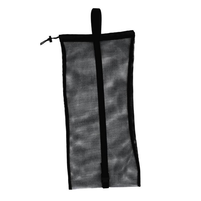 Bolsa de snorkel y cierre de cordón, correa para el hombro perfecta para hacer snorkel o Negro