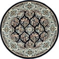 thumbnail image 2 of Rugs.com Rabia Collection Rug – 5' Round Navy Blue Low Rug Perfect For Kitchens, Dining Rooms, 2 of 9