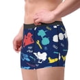 thumbnail image 2 of Kdxio Men's Boxer Briefs with Colorful Excavator Print - Comfortable and Breathable Underwear for Everyday Wear, 2 of 5