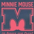 thumbnail image 3 of Disney - Minnie Mouse - In Bows We Trust - Juniors Fitted Graphic T-Shirt, 3 of 5