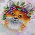 thumbnail image 3 of Fox with Flowers Cross Stitch kit M-555 / SM-555, 3 of 3
