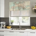 thumbnail image 5 of 2 Pack Valances for Windows, Vintage Map Window Valances for Living Room/Bedroom/Bathroom, Western Retro Art Maps Light Filtering Kitchen Curtain Valance Window Treatment 60"W x18" L, 5 of 9