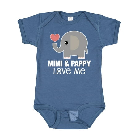 

Inktastic Mimi and Pappy Love Me Outfit Gift Baby Boy or Baby Girl Bodysuit