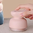 thumbnail image 4 of Portable Electric Remover Fuzz Fabric Cleaning for Clothes Sweater Auto-Off Quickly and Effectively Removing - Pink, 4 of 8