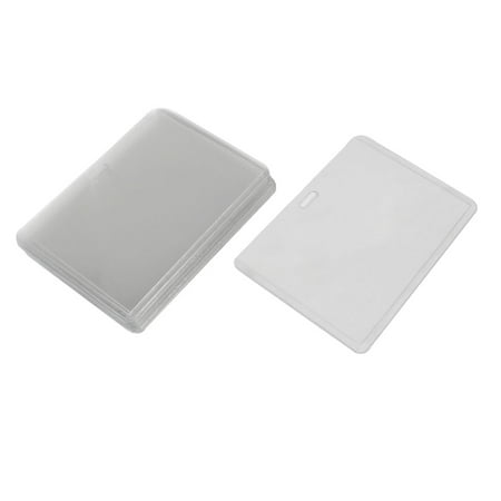 card plastic holder clear business credit horizontal badge 10pcs case bargains unique working name