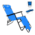 thumbnail image 1 of Silla Plegable CJR Tipo Camastro Reclinable Azul, 1 of 8