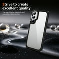 thumbnail image 6 of for Samsung Galaxy S23 Plus Clear Case, Non-Yellowing Shockproof Slim Phone Cover, Military-Grade Protection with Metal Lens Frame, Anti-Scratch Hard Case for Samsung Galaxy S23 Plus, Black, 6 of 7