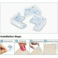thumbnail image 4 of Desk Corner Protector, 12Pcs Clear Desk Corner Protector, Larger Size and Stronger Grip, Soft, 4 of 5