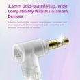 thumbnail image 3 of Auriculares con cable Seitruly AK6 PLUS 3.5mm 2 pines para videojuegos móvil desmontable Blanco, 3 of 6