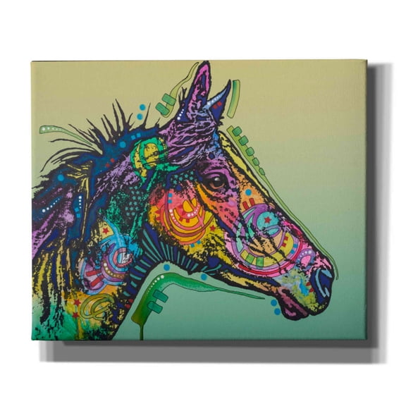 Epic Graffiti 'Basha Custom-3' by Dean Russo, Giclee Canvas Wall Art, 24"x20"