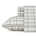 thumbnail image 1 of Eddie Bauer 216279 Beacon Hill Flannel Sheet Set, Twin, Gray, 1 of 7