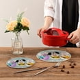 thumbnail image 6 of SKYSONIC Cute Bunny Easter Pot Holders Trivets, 2 Pcs Heat Resistant Trivets,Hamburger Food Happy Cotton Thread Weave Mats for Hot Pads Pans Pot Bowl Teapot for Kitchen Decor, 6 of 7