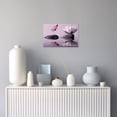 thumbnail image 4 of ZHONGYUTONG Zen Wall Art Canvas Lotus Flower and Pink Butterfly Pictures Spa Stones Painting Meditation Spiritual Bathroom Wall Decor Framed (12.00" x 18.00"), 4 of 5
