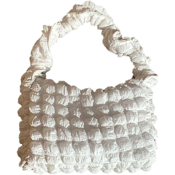 Kukuzhu Tote Bag Purse for Women Puffer Bag Lightweight Cloud Handbag Puffy Tote Bag Casual Quilted Padding Shoulder Bag