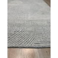 thumbnail image 6 of EORC Ivory Hand Knotted Wool Transitional Modern Knot Rug, 6' x 9', 6 of 6