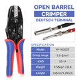 thumbnail image 2 of Crimpadora HKS YF-1420DT Deutsch DT DTM Talla 16 20 20-14 AWG, 2 of 7