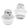 thumbnail image 1 of CUITING 2pcs Ceramic Lamp Holder Base Thread Light Socket Adapter for Lamp Repair Parts Light Fixture Replacement Lamp Accessories E14, 1 of 8
