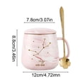 thumbnail image 3 of Taza de cerámica para café, ideal para la oficina, el dormitorio y la cocina: taza para bebidas frías y calientes con agarre cómodo, adecuada para té, agua o café en el escritorio o la sala de estar., 3 of 6