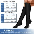 thumbnail image 2 of 4Pair Compression Socks for Women & Men Circulation 15-20 mmHg is Best Support for Athletic Running Cycling, 2 of 4