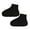 Black, variant on Eoperou 1 Pair Anti-slip Waterproof Shoe Cover Reusable Rain Boot Motorcycle Overshoe