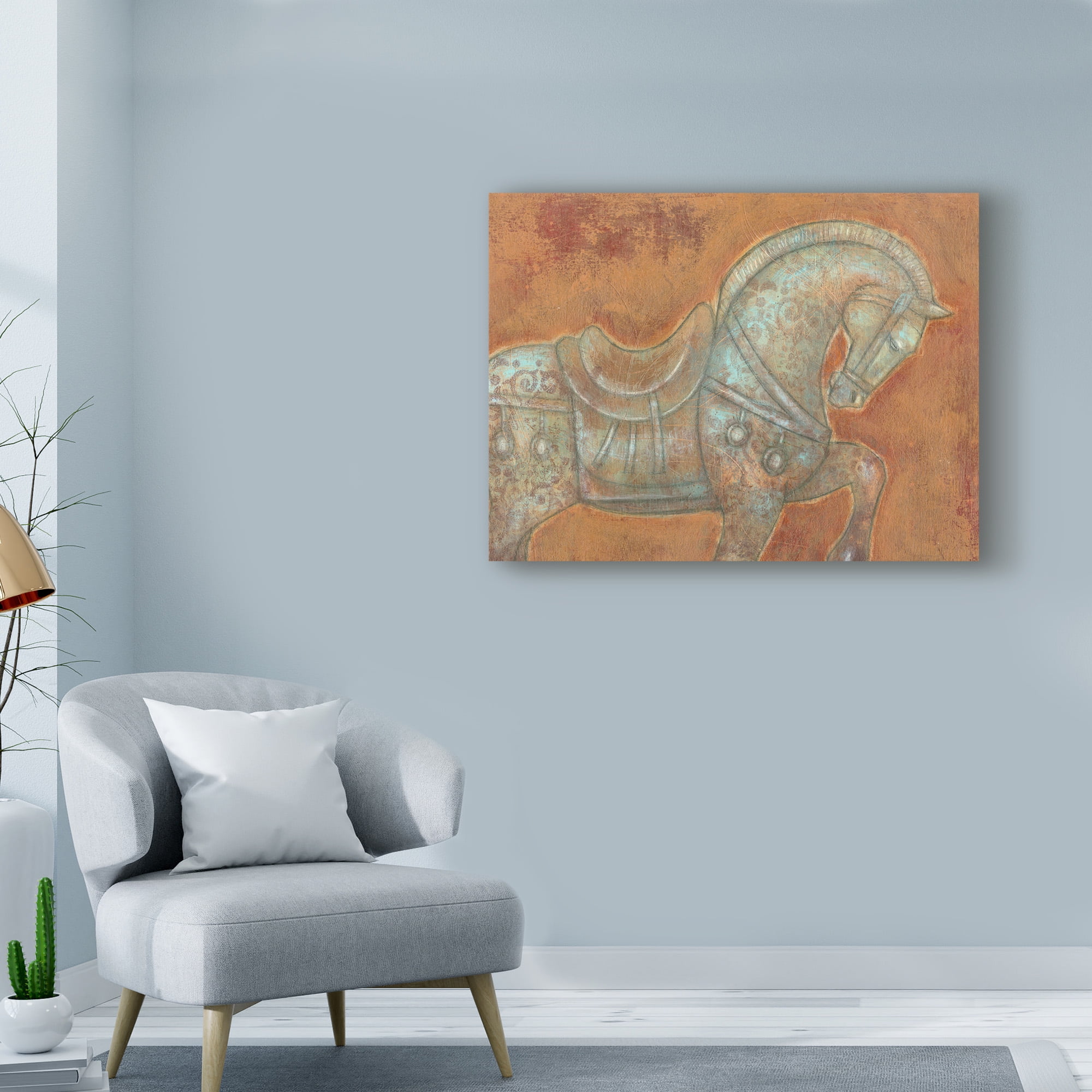 Trademark Fine Art 'Tang Horse I' Canvas Art by Norman Wyatt