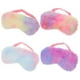 thumbnail image 5 of BRIGHTFUFU 4 máscaras de ojos de felpa de colores para dormir, antifaces de felpa para dormir, antifaces de felpa para dormir, 5 of 8