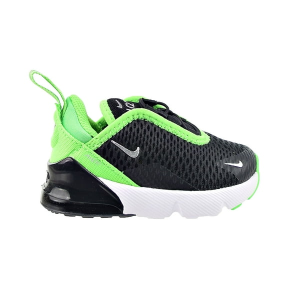 Nike Air Max 270 (TD) Toddler's Shoes Black-Chrome Green-White dd1646-021