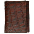 thumbnail image 6 of Alligator Print Cowhide Leather Trifold Wallet with ID Window & Credit Card Slots 71107 CR, 6 of 15