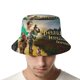 thumbnail image 4 of El Mago de la Ciudad Esmeralda Sombrero bucket para adultos, gorra de protección solar, sombrero de pescador plegable para viajes al aire libre, pesca y actividades de verano, 4 of 6