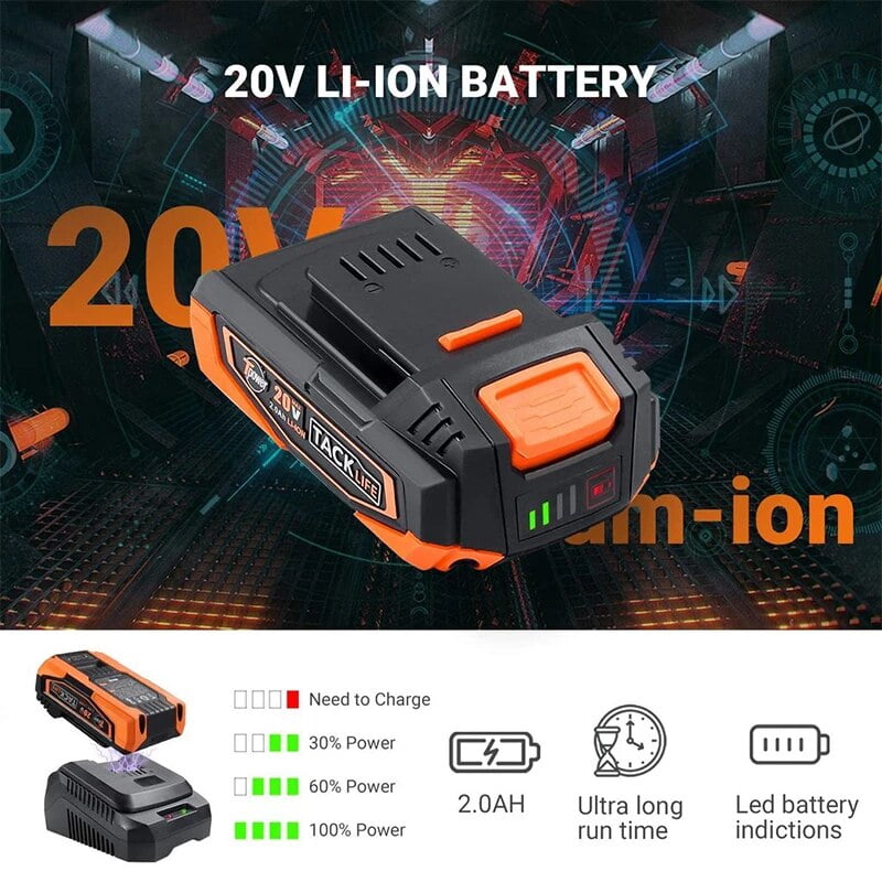 Tacklife 18v battery new arrivals