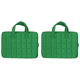 thumbnail image 1 of Hinchada para Computadora Portátil Con Asa Funda Tableta 15 A 6 Pulgadas () Verde, 1 of 5