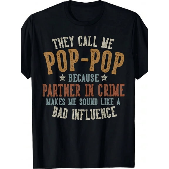 They Call Me Grandpa. Funny Father's Day Grandpa T-Shirt. Men's And Women's Version. 2026 Summer Short-Sleeved Printed T-Shirt.