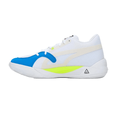 PUMA MENS TRC BLAZE COURT "White Blue Cherry Tomato" 376582 01 376582 01 from Stadium Goods