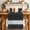 Black, variant on Blue Plaid Table Runner 72 Inches, Country Live Love Laugh Text Star Love Heart Bed Runner Dresser Scarves Tabletop for Indoor Outdoor Parties/Ceremony/Banquet, 16" x 72"