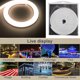 thumbnail image 5 of Injueey FangNymph, 12V, luces Led flexibles, tira de luces de neón a rayas para habitación, suaves decorativos, lámparas impermeables, banda para Iluminación y accesorios luz blanca cálida 1M Injueey HA001069-02, 5 of 6