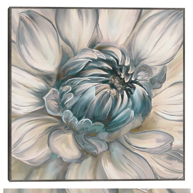 Cuadro Decorativo - Dalia diurna II azul Jr Impresión en canvas, estrechado