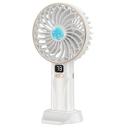 

Gogusuu Fan for Bedroom，Small Fan，Fans that Blow Cold Air Clearance Sales Today Deals Prime Digital Handheld Small Fan USB Charging Foldable Portable Mini Portable Desktop Fan