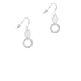thumbnail image 2 of Delight Jewelry Silvertone Niece Eternity Ring Silvertone Leaf French Earrings, 2 of 5