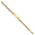 thumbnail image 2 of 14k Yellow Gold Bracelet ID Anchor 7 mm in Link, 2 of 4