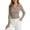 Light Gray, variant on Women's V-Neck Tee Long Sleeve Slim Fit Casual Top Light Gray S