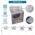 thumbnail image 7 of Table Runner Dresser Scarves 108 Inch Long, Garden Purple Lavender Flowers Linen Dining Table Runners Vintage Postcard Wood Grain Tabletop Scarf for Wedding Holiday Party Kitchen, 7 of 7