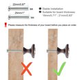 thumbnail image 2 of Unique Bargains 23mm Round Knobs Pull Handle for Wardrobe Cupboard Cabinet,Copper Tone 10Pcs, 2 of 7