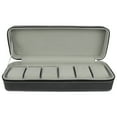 thumbnail image 1 of EeaseCA 1pc 6-Slots Watch Storage Case PU Jewelry Box Delicate Watch Storage Organizer, 1 of 7